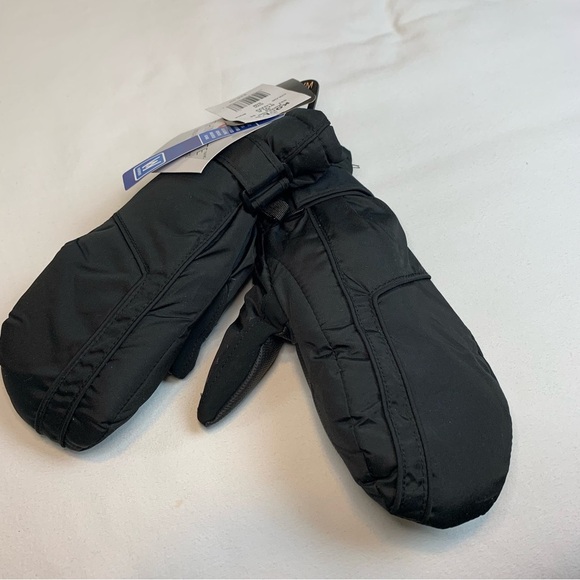 Kohls Igloos Ladies Waterproof 3M Ski/Snow Black Mittens - Sz S/M - Picture 2 of 12